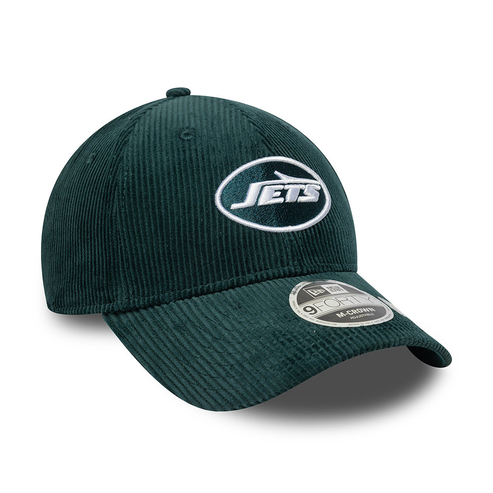 Gorra de béisbol 9FORTY NFL Cord New York Jets de New Era - Turquesa Intenso
