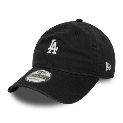 Gorra de béisbol 9TWENTY - MLB Mini Washed L.A. Dodgers de New Era - Negro-Blanco