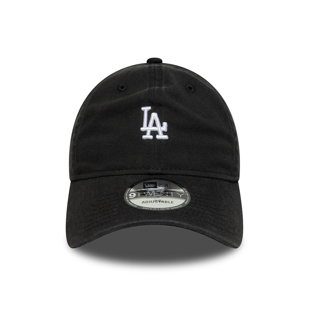 Gorra de béisbol 9TWENTY - MLB Mini Washed L.A. Dodgers de New Era - Negro-Blanco
