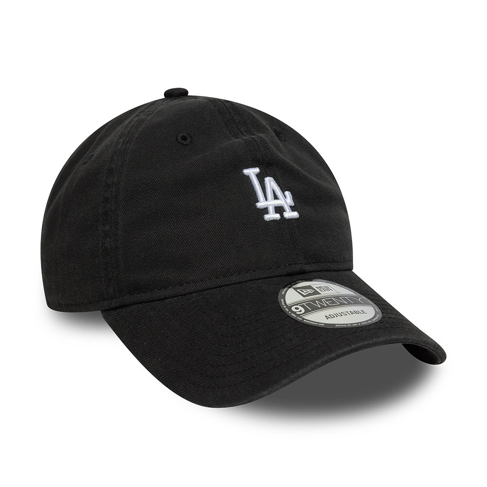 Gorra de béisbol 9TWENTY - MLB Mini Washed L.A. Dodgers de New Era - Negro-Blanco