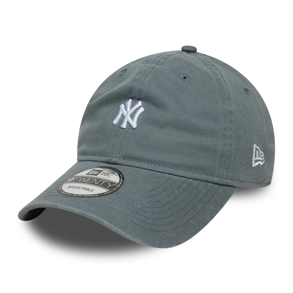 Gorra de béisbol 9TWENTY - MLB Mini Washed New York Yankees de New Era - Pizarra-Blanco