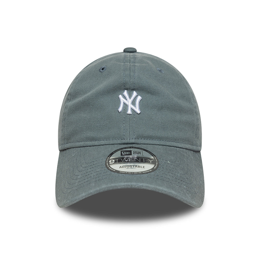 Gorra de béisbol 9TWENTY - MLB Mini Washed New York Yankees de New Era - Pizarra-Blanco