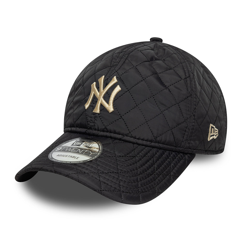 Gorra de béisbol 9TWENTY MBL Quilted New York Yankees de New Era - Negro-Piedra