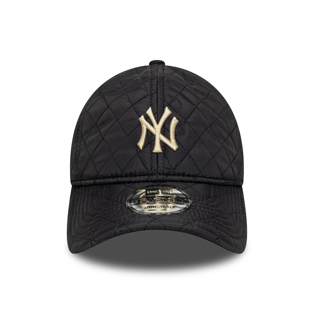 Gorra de béisbol 9TWENTY MBL Quilted New York Yankees de New Era - Negro-Piedra