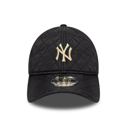 Gorra de béisbol 9TWENTY MBL Quilted New York Yankees de New Era - Negro-Piedra