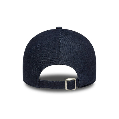 Gorra de béisbol 9FORTY MLB Sequin Denim New York Yankees para mujeres de New Era - Azul Oscuro