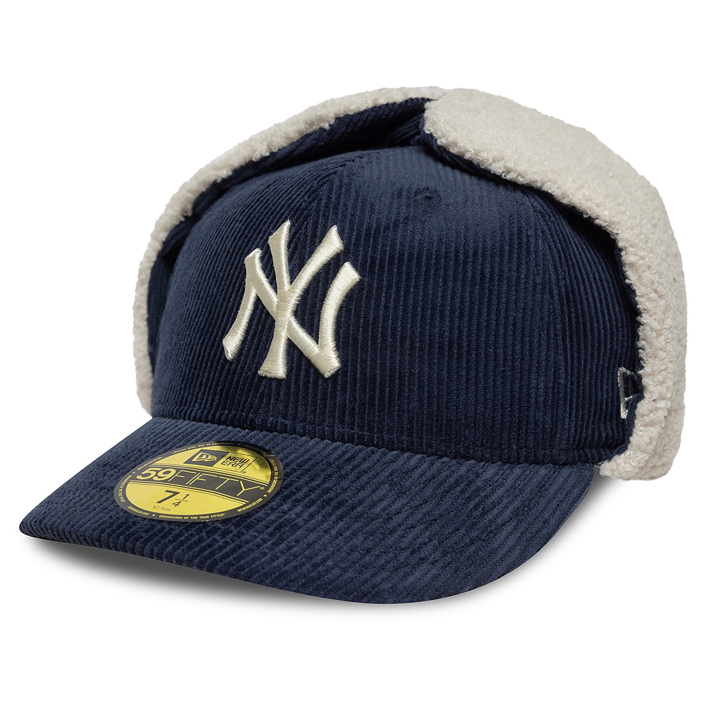 Gorra de béisbol 59FIFTY MLB Dogear NY Yankees orejeras de New Era - Azul Marino