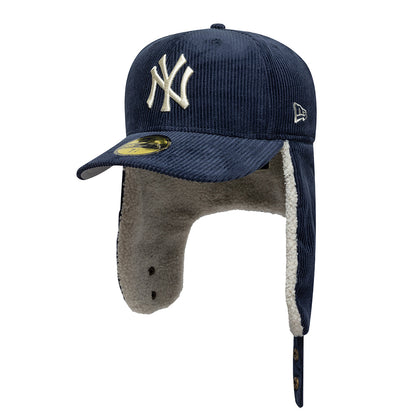 Gorra de béisbol 59FIFTY MLB Dogear NY Yankees orejeras de New Era - Azul Marino