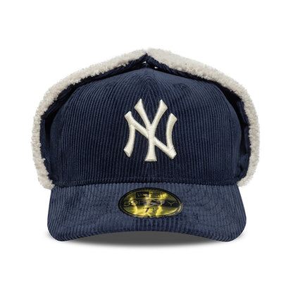 Gorra de béisbol 59FIFTY MLB Dogear NY Yankees orejeras de New Era - Azul Marino