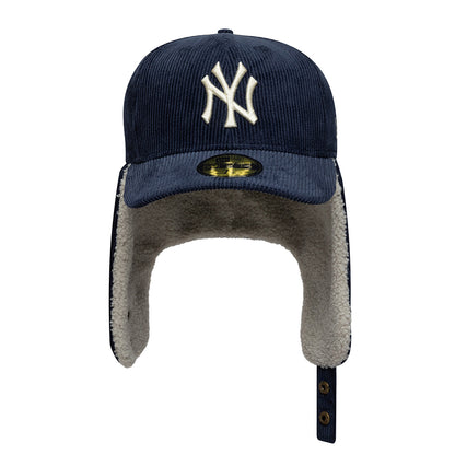 Gorra de béisbol 59FIFTY MLB Dogear NY Yankees orejeras de New Era - Azul Marino
