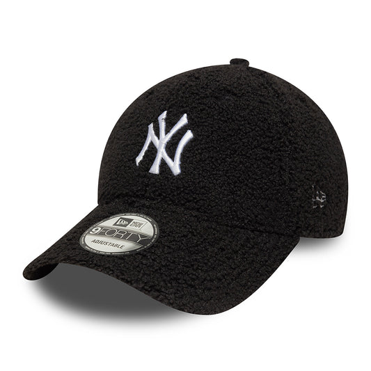 Gorra de béisbol 9FORTY MLB Winter Borg New York Yankees de New Era - Negro-Blanco
