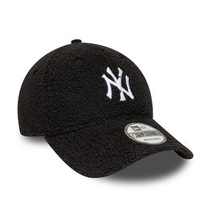 Gorra de béisbol 9FORTY MLB Winter Borg New York Yankees de New Era - Negro-Blanco