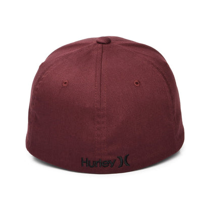 Gorra de béisbol One & Only Flexfit de Hurley - Rojo Intenso