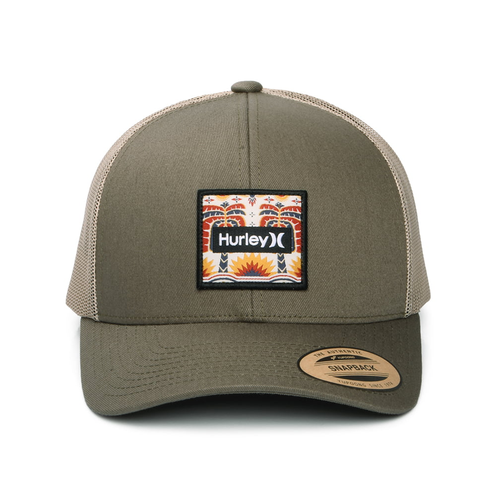 Gorra de camionero Seacliff de Hurley - Oliva-Piedra