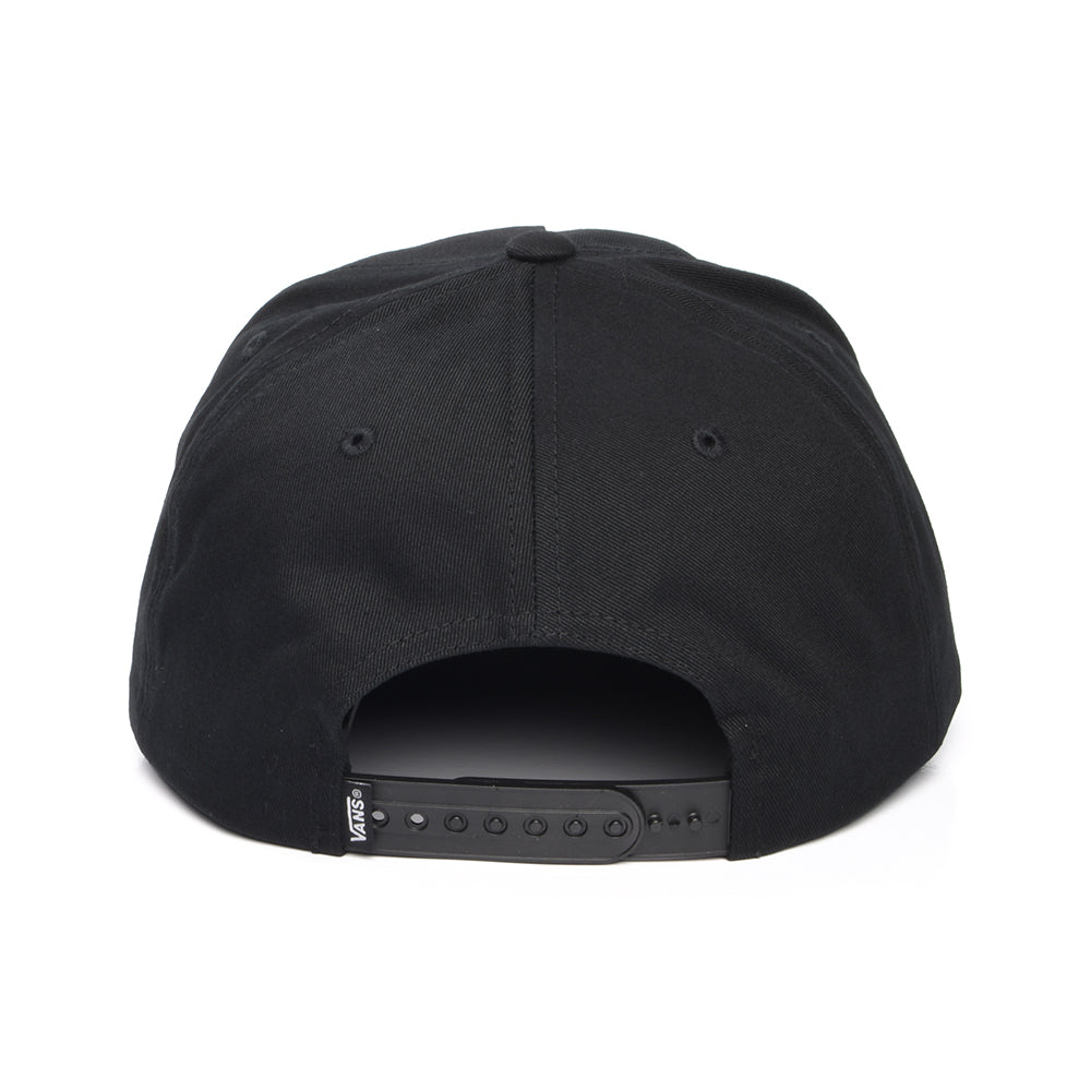 Gorra Snapback Drop V Logo visera curvada de Vans - Negro-Blanco