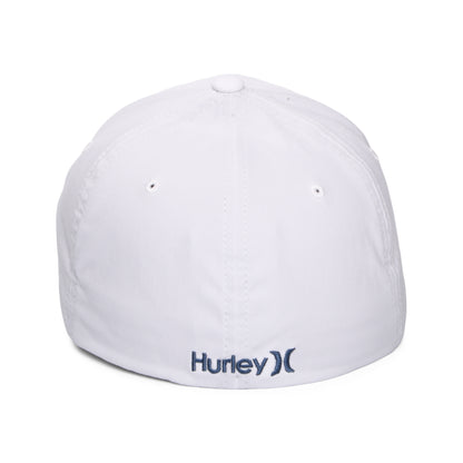 Gorra de béisbol Dri-Fit One & Only Flexfit de Hurley - Blanco-Azul Pizarra