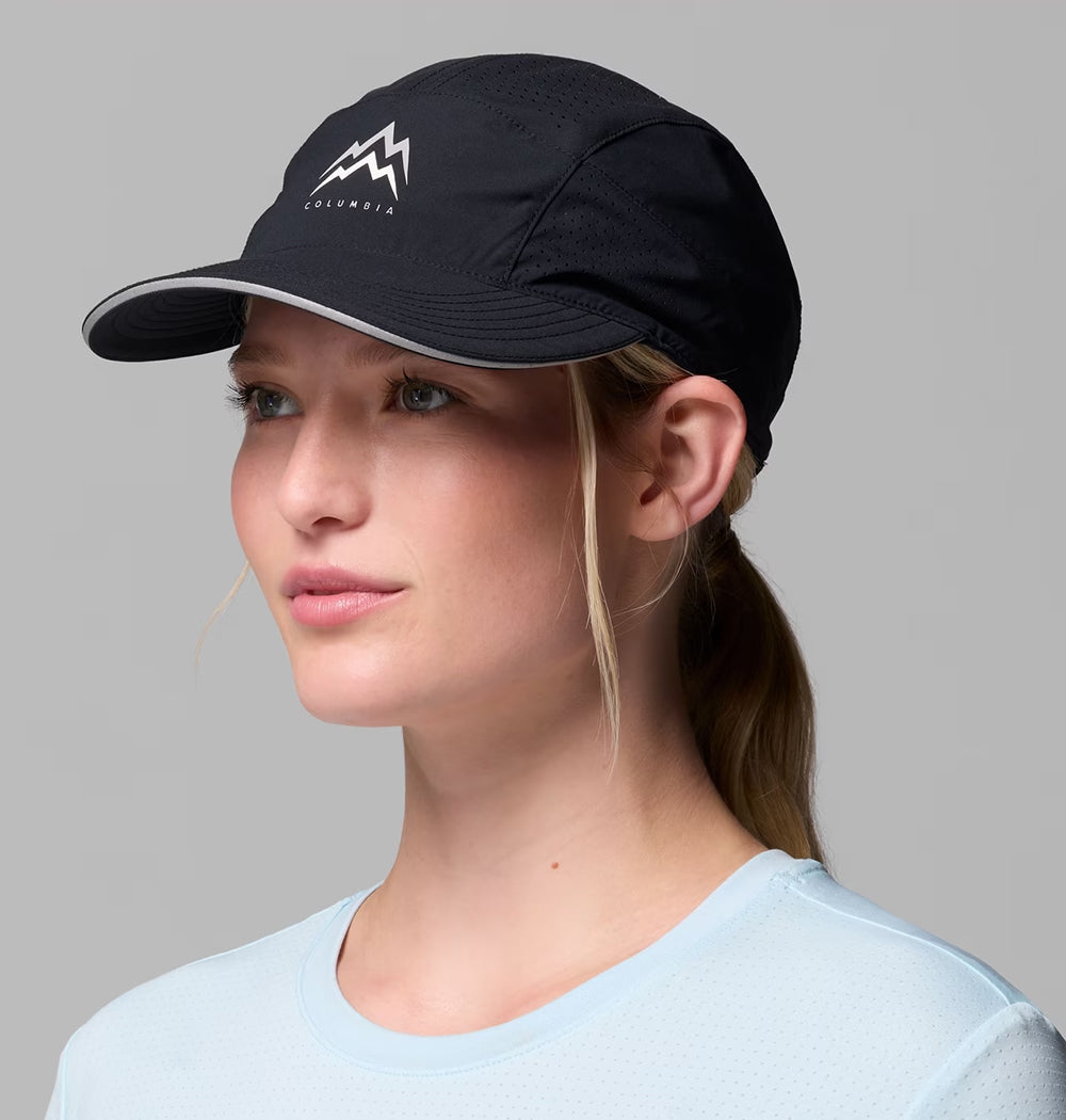 Gorra 5 paneles Speed Trail Running de Columbia - Negro