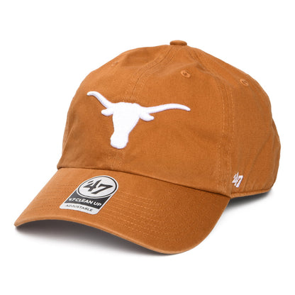 Gorra de béisbol NCAA Clean Up Texas Longhorns de 47 Brand - Ocre