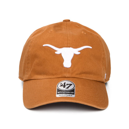 Gorra de béisbol NCAA Clean Up Texas Longhorns de 47 Brand - Ocre