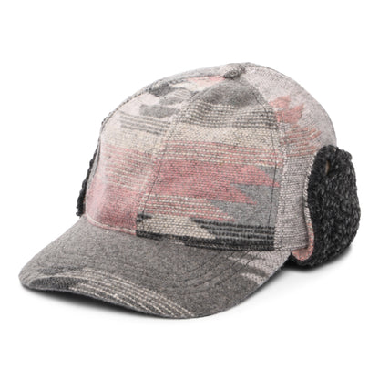 Gorra de béisbol Sapos estampado azteca con orejeras de Scala - Gris Multi