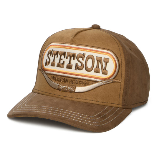 Gorra Snapback Buffalo Horn de Stetson - Marrón