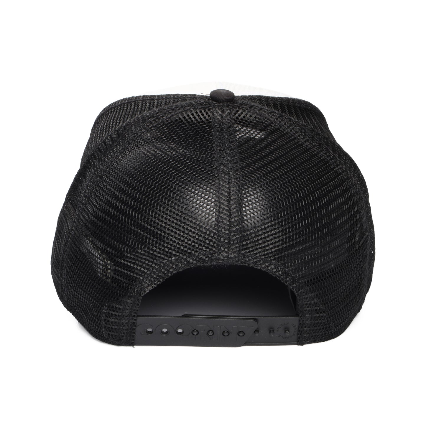 Gorra de camionero Beware de Goorin - Blanco-Negro