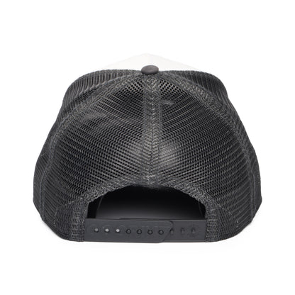 Gorra de camionero Bulletproof de Goorin - Blanco-Gris