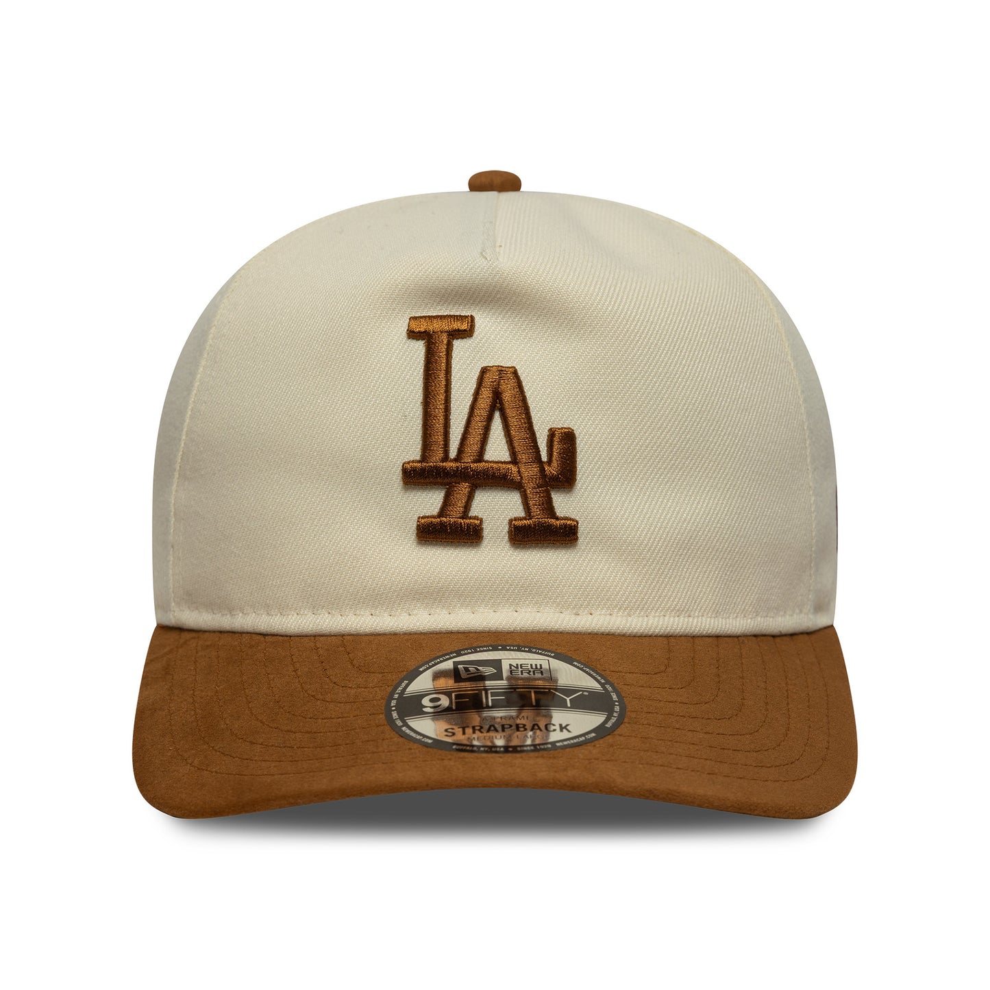 Gorra béisbol 9FIFTY A-Frame MLB Suede Visor L.A. Dodgers de New Era - Crema-Ocre