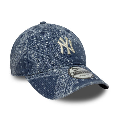 Gorra de béisbol 9TWENTY - MLB Washed Paisley New York Yankees de New Era - Vaquero