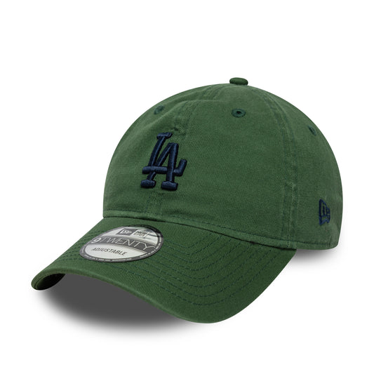 Gorra de béisbol 9TWENTY MLB Washed Script L.A. Dodgers de New Era - Verde-Azul Marino