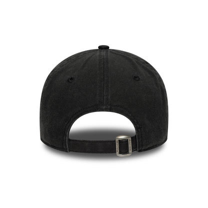 Gorra de béisbol 9TWENTY MLB Washed Script New York Mets de New Era - Negro-Naranja