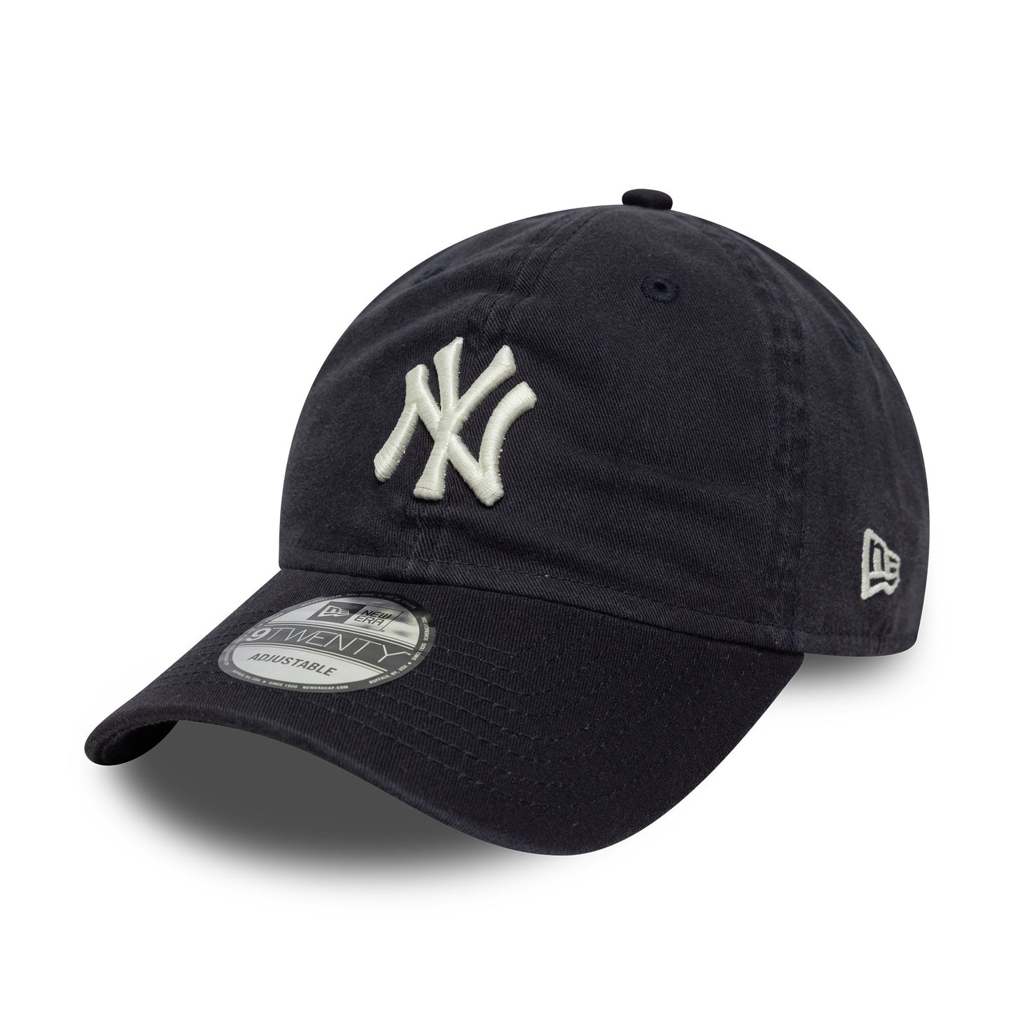 Gorra de béisbol 9TWENTY MLB Washed Script NY Yankees de New Era - Azul Marino-Blanco