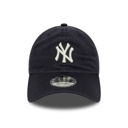 Gorra de béisbol 9TWENTY MLB Washed Script NY Yankees de New Era - Azul Marino-Blanco