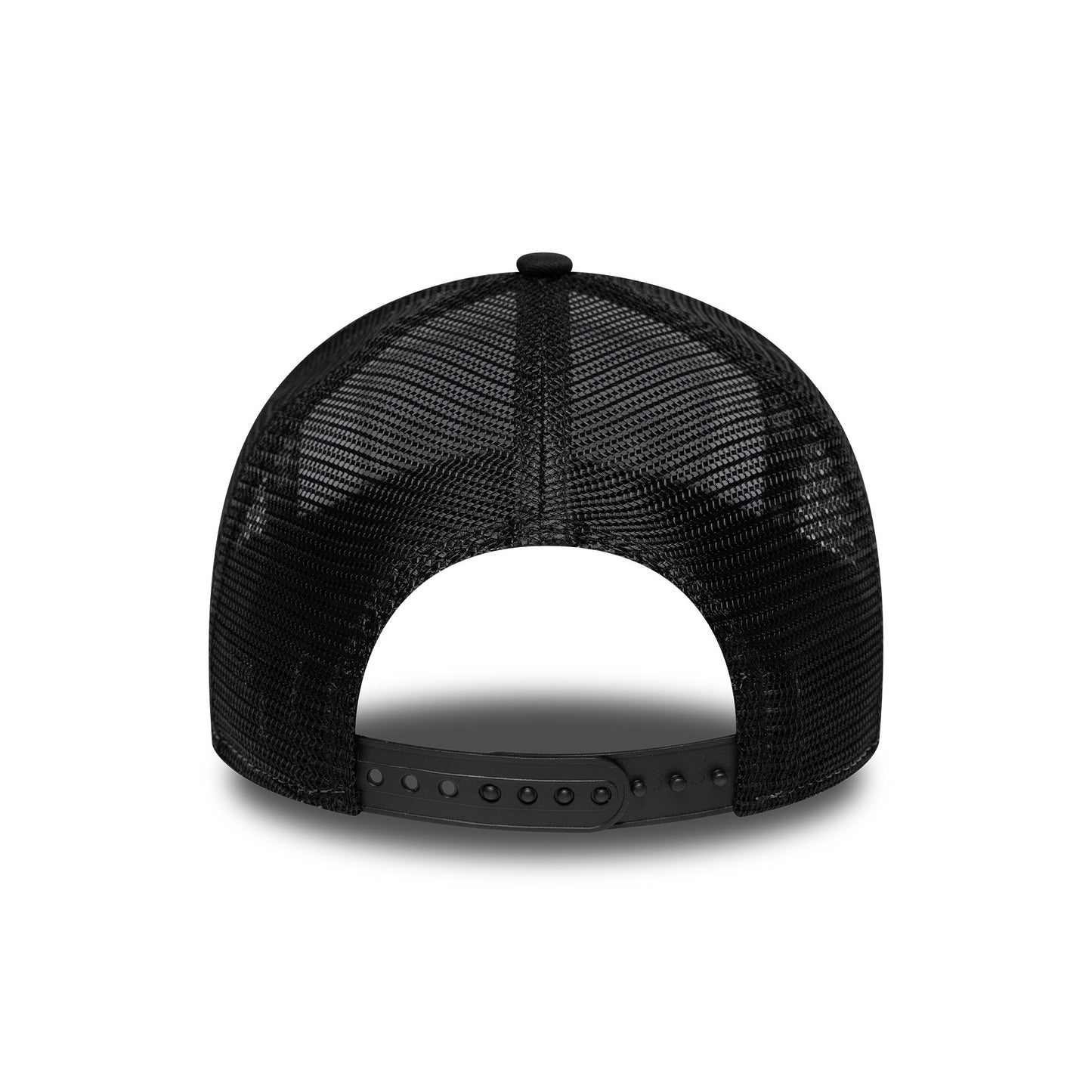 Gorra de camionero A-Frame - Location Patch de New Era - Blanco-Negro