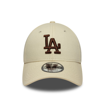 Gorra de béisbol 9FORTY MLB League Essential L.A. Dodgers de New Era - Crema-Chocolate