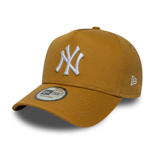 Gorra Snapback 9FORTY A-Frame MLB New York Yankees de New Era - Ocre-Blanco