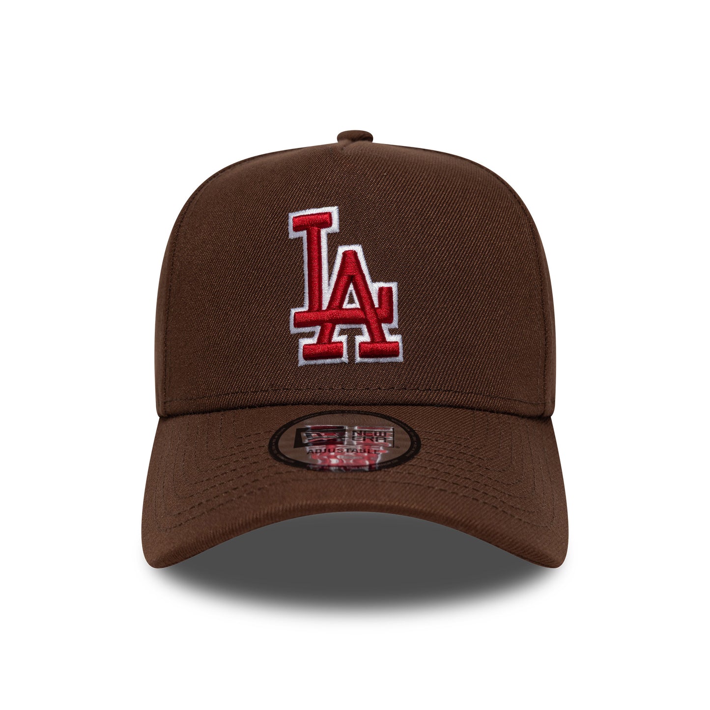 Gorra Snapback 9FORTY - MLB Outline Script L.A. Dodgers de New Era - Chocolate