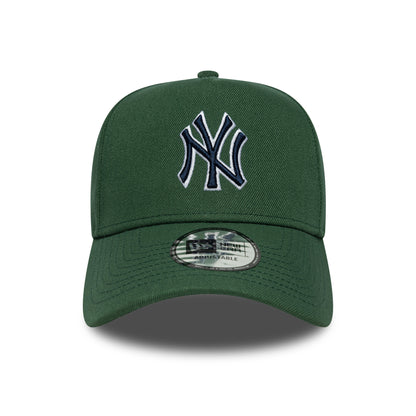 Gorra Snapback 9FORTY A-Frame MLB Outline Script NY Yankees de New Era - Verde