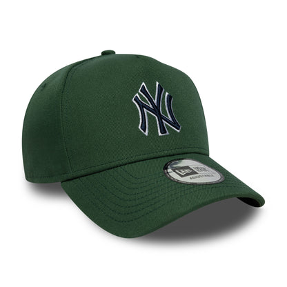 Gorra Snapback 9FORTY A-Frame MLB Outline Script NY Yankees de New Era - Verde