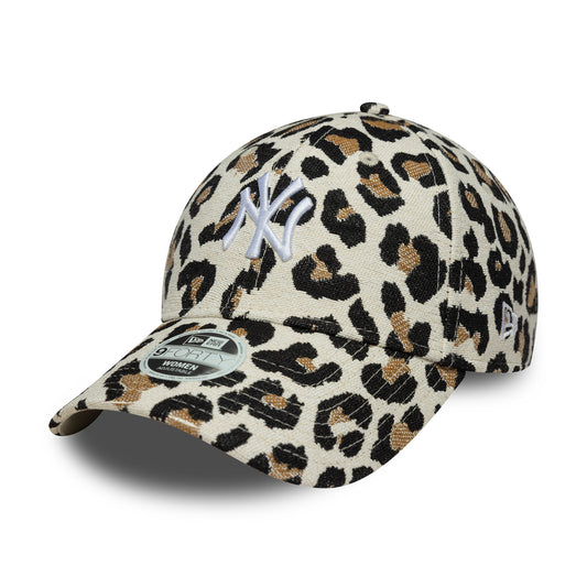 Gorra de béisbol 9FORTY MLB Leopard Midi New York Yankees de New Era - Beige