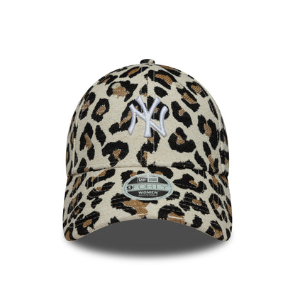 Gorra de béisbol 9FORTY MLB Leopard Midi New York Yankees de New Era - Beige