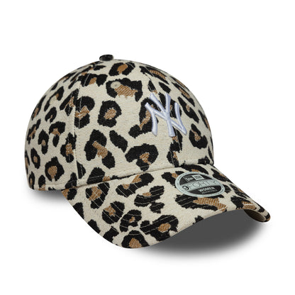 Gorra de béisbol 9FORTY MLB Leopard Midi New York Yankees de New Era - Beige