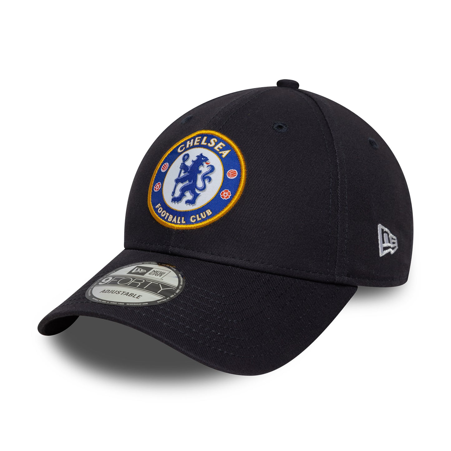 Gorra de béisbol 9FORTY Core Lion Crest Chelsea FC de New Era - Azul Marino