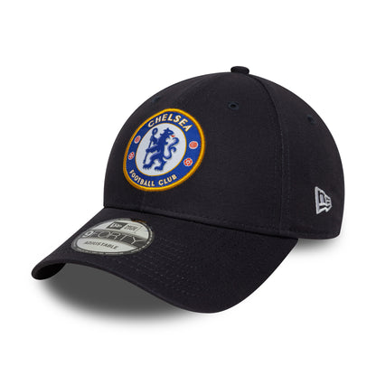 Gorra de béisbol 9FORTY Core Lion Crest Chelsea FC de New Era - Azul Marino