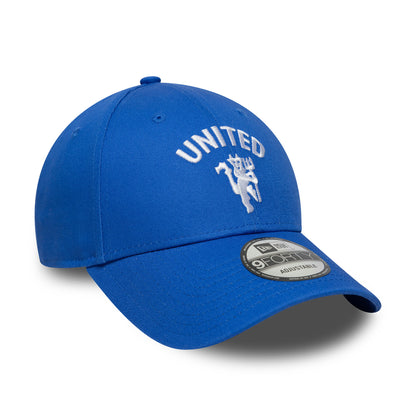Gorra de béisbol 9FORTY de temporada Manchester United FC de New Era - Azul Intenso