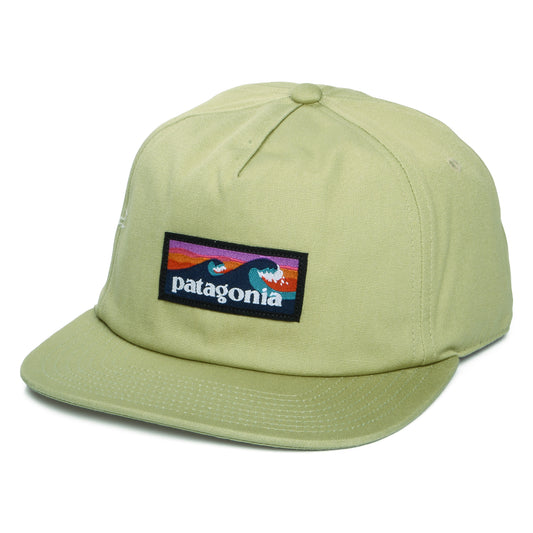 Gorra de béisbol Boardshort de algodón orgánico de Patagonia - Verde Oliva Claro