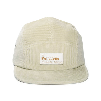 Gorra 5 paneles Water People Label Graphic Maclure de pana de Patagonia - Piedra