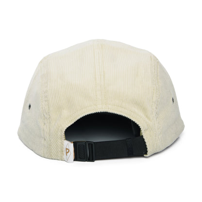 Gorra 5 paneles Water People Label Graphic Maclure de pana de Patagonia - Piedra