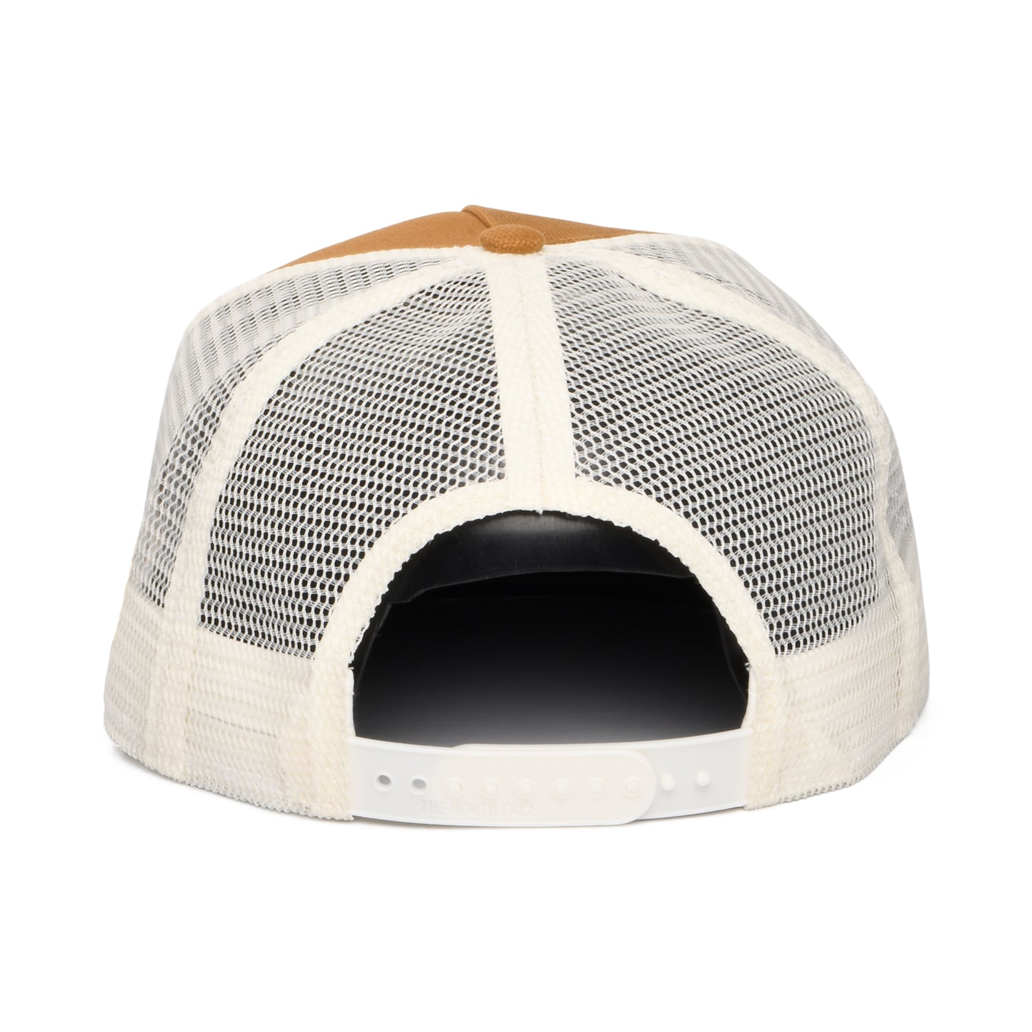 Gorra de camionero Half Dome visera plana de The North Face - Beige Arena-Blanco