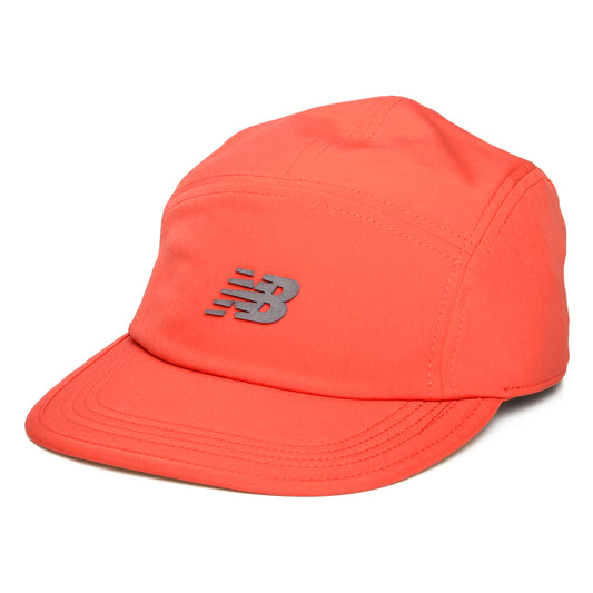 Gorra 5 paneles Performance V 2.0 de New Balance - Naranja Neón